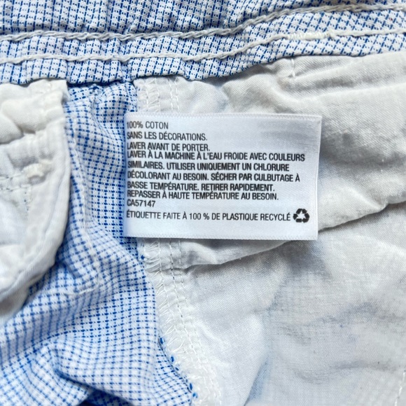 CHEROKEE SHORTS BOYS PLAID LIGHT BLUE AND WHITE - Picture 15 of 15